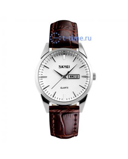 Skmei 9073SIWT-S silver/white (lady)