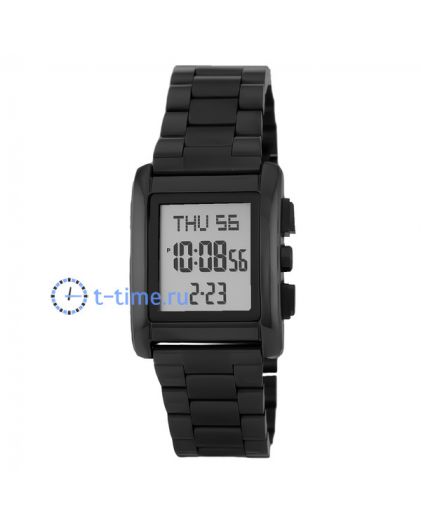 Skmei 2228BKWT all black-white