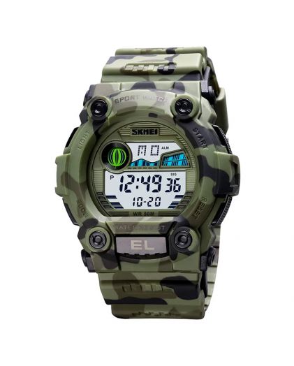 Skmei 1633CMGN army green camouflage