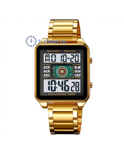 Skmei 2136GDWT gold/white