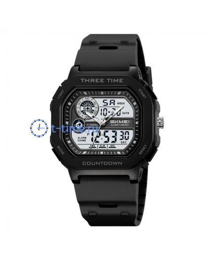 Skmei 2641BKWT black-white