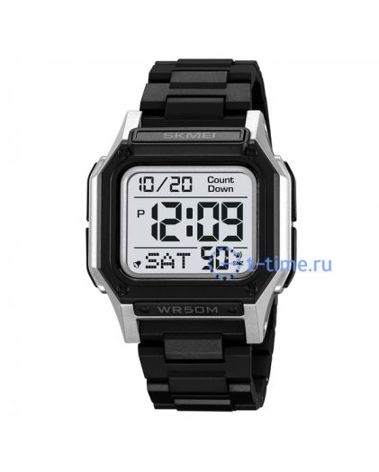 Skmei 2264SIWT black/silver-white