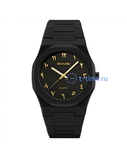 Skmei 2615BKBK-AR black-arabic(gold)
