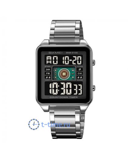 Skmei 2136SIBK silver/black