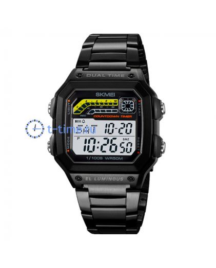 Skmei 2307SBK black-steel