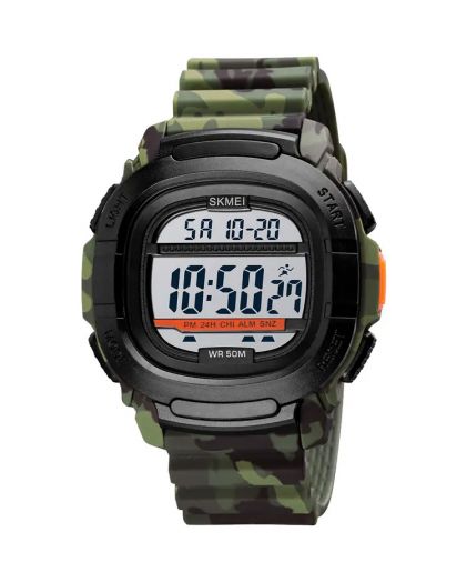 Часы SKMEI 1657CMGN army green camouflage