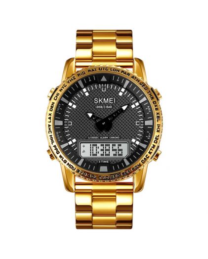 Часы SKMEI 1898GDWT gold/white