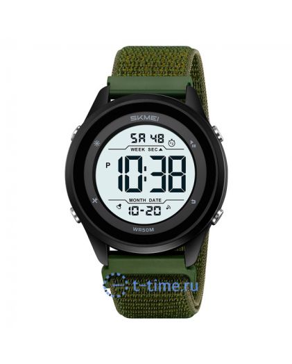 Skmei 2498NAGWT army green/white-nylon