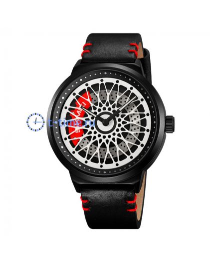 Skmei 2356LWTBK white-black leather