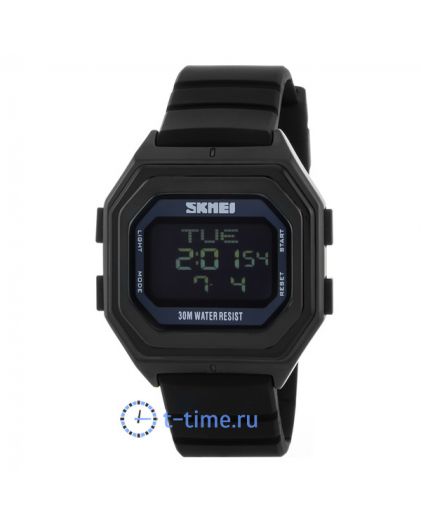 Skmei 1875PBK black silicone belt