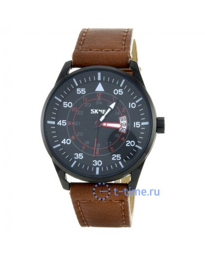Часы SKMEI 9113 black brown band