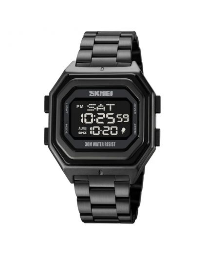 Skmei 1875SBK black steel