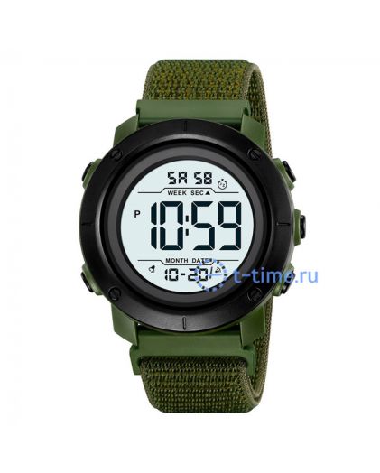 Skmei 2497NAGWT army green/white-nylon