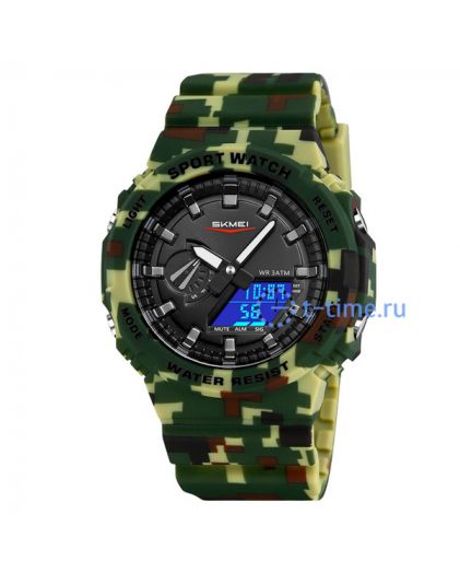 Skmei 2351CMGN army green camo