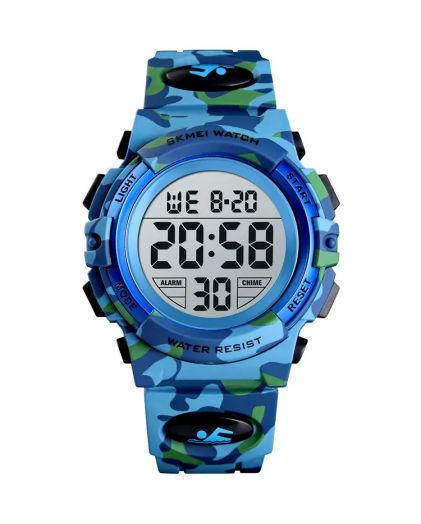 SKMEI 1548CMLTBU light blue camouflage