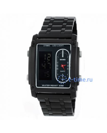 Skmei 1868SBK black steel