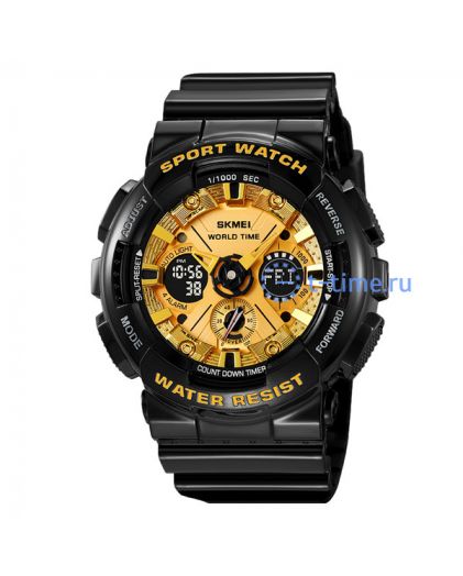 Skmei 2118BKGD black/gold-light case