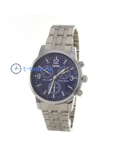 Часы SKMEI 9070 blue stainless steel