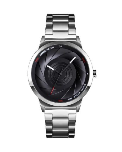 Часы SKMEI 9210SIBK-B silver/black men size