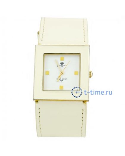 Часы PERFECT 192 E корп-жел циф-бел рем беж Часы PERFECT 192 E корп-жел циф-бел рем беж