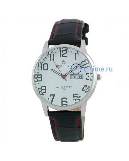 Часы PERFECT 4008B-G A корп-хр циф-бел