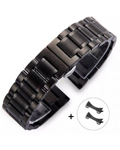 Браслет TIOTIME B111V-180-24B 24 мм литой бабочка черный