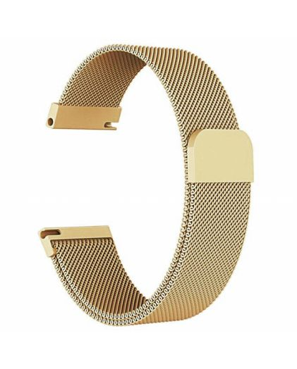 Браслет для часов TIOTIME B386-190-12G 12 мм магнит миланское плетение желтое золото
