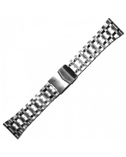 Браслет для часов INOX Plus 24 мм хром N-410-24s