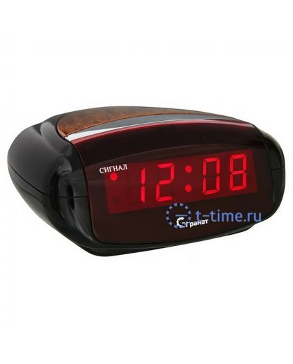 Часы сетевые Гранат C-0616-Крас
