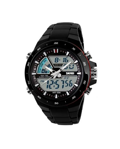 SKMEI 1016BKRD black-red circle