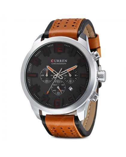 Curren chronograph watch new arrivals