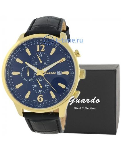 Часы GUARDO S01032 IPG Black