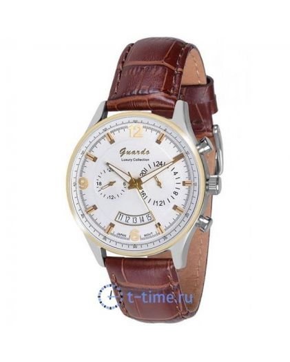 GUARDO S1394-1 корп-хр циф-бел обод-жел рем-кор