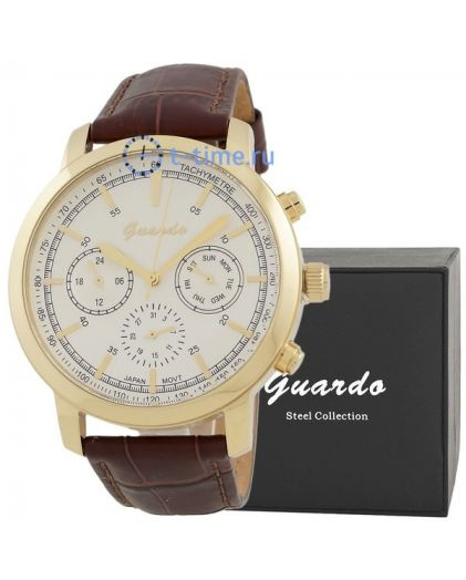 GUARDO S01035 корп-желт, циф-бел, рем-кор