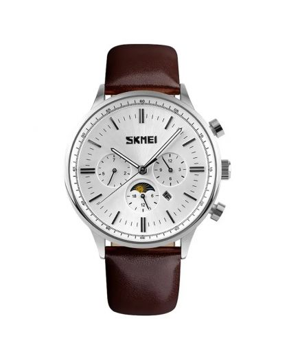 SKMEI 9117 корп-хр, циф-бел, кор