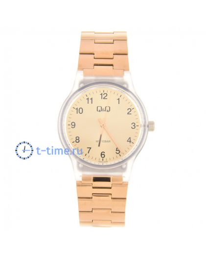Reloj q&q quartz water resist stainless steel back sale