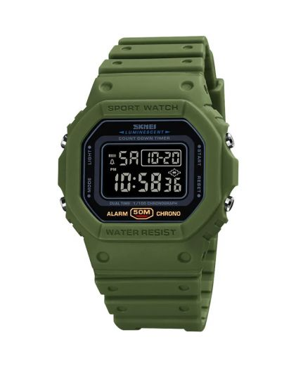 Skmei 1628AGBK army green/black