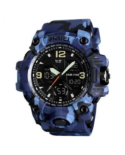 SKMEI 1155B DMBK denim black t time.ru