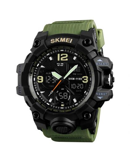 SKMEI 1155B DMBK denim black t time.ru