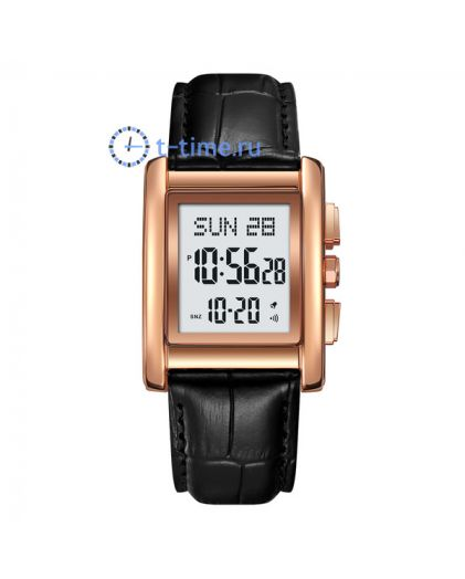 Skmei 2273LRGBK rose gold/black-leather