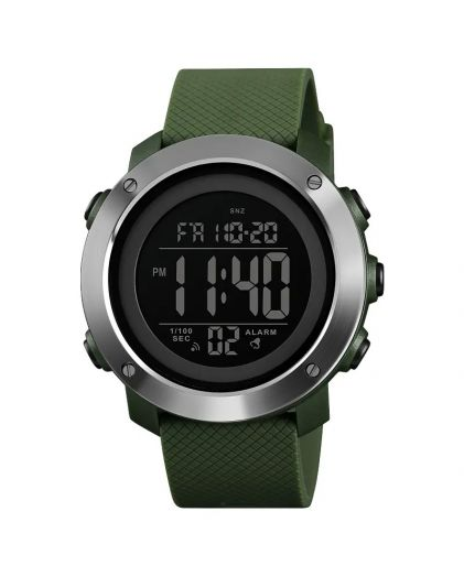 SKMEI 1416AG army green(stainless steel ring)