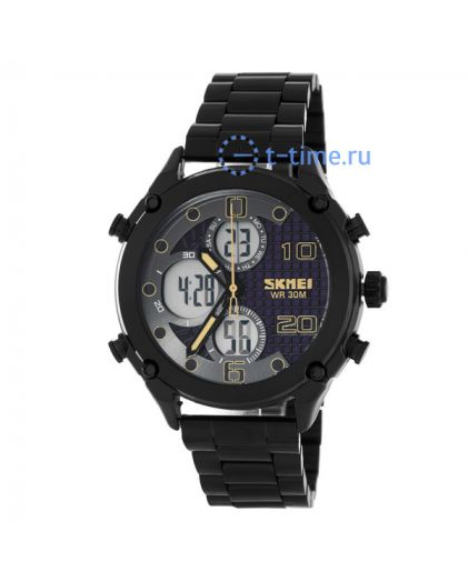 Skmei 1975SBKWT black/white steel