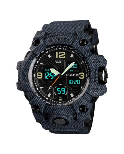 SKMEI 1155B DMBK denim black