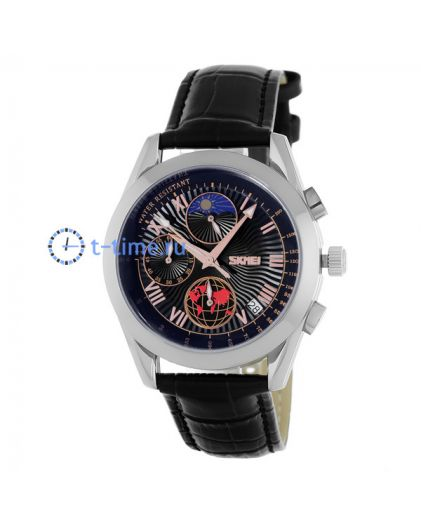Skmei 9236SIBK silver black