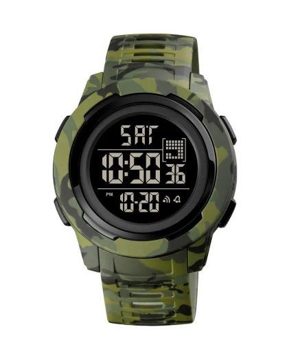 Skmei 1731CMGNWT army green camo/white