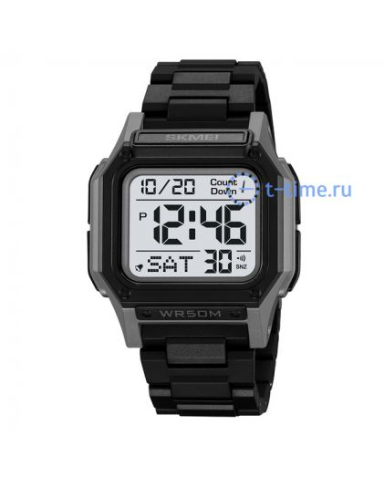 Skmei 2264GYWT black/gray-white
