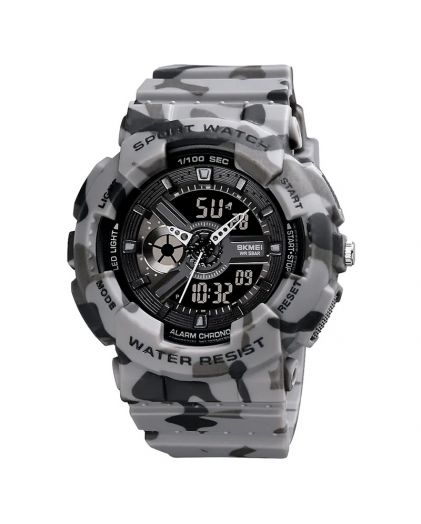 Skmei 1689CMGY gray camo