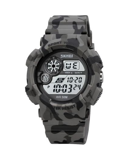 Skmei 1718CMGY gray camo