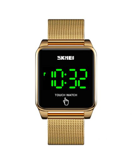 Stainless steel back touch watch cheap