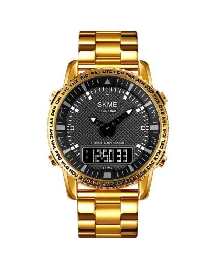 Skmei 1898GDBK gold black